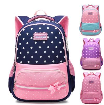 China Waterproof Custom LOGO Promotional Girl Backpack School Bag for sale