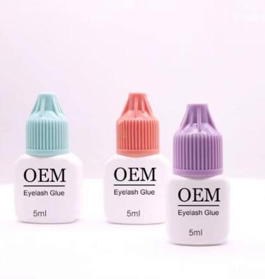 China Eyelash Extension Glue 1 Glue 5ml Second Low Moisture Lashglue Waterproof Eyelash Extension Eyelash Glue Adhesive Glue for sale