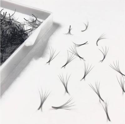 China Natural Soft Pointed Base Pre Made Fans Volume Fan Eyelash Extension Korea PBT Material 3D 4D 5D 6D 6D 7D 8D 10D Premade Fans False Eyelashes for sale