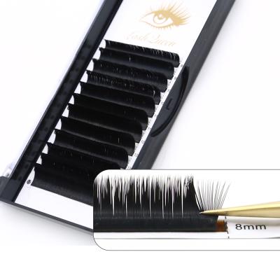 China Natural Soft Hot Selling Custom Packaging Branding False Eyelash Extensions Wholesale Individual Private Label Eye Silk Single Lashes for sale