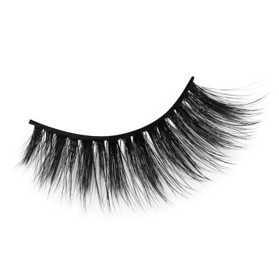 China Wholesale 3D Mink False Lashes Silk Strip Faux Private Label Eyelash Natural Soft Eyelash Factory Wholesale Silk Eyelash for sale