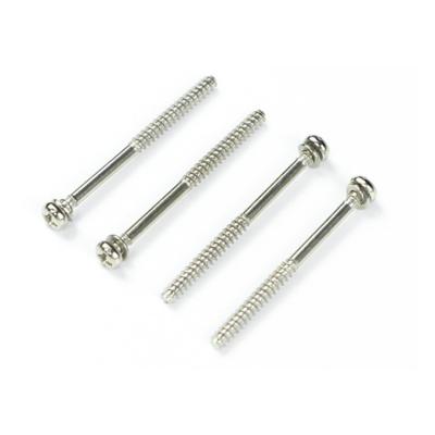 China Long Pan Stainless Steel SEMS Self-tapping Screws SEMS Pan Head Phillips Drive Screw With Flat Washer And Spring for sale