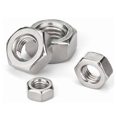 China SUS316 SUS304 Stainless Steel Hex Nut M1.6 M2 M2.5 M3 M4 M5 M6 M8 Stainless Steel Hex Nut for sale