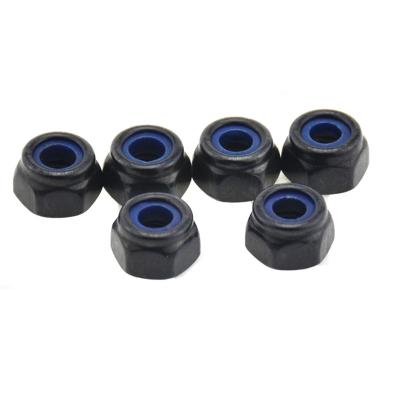 China High quality heavy industry heavy industry insert lock nut self tuck nut machine screw black galvanized nylon nut for sale