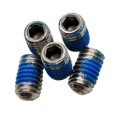 China Flat Set Screw SUS304 Stainless Steel Socket Set Screw Nylon Patch End China Supplier for sale