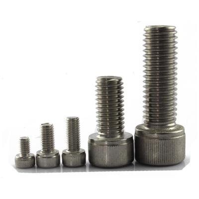 China Hex Socket SUS316 Stainless Steel Inch Machine Screw Socket Knurled Drive M2 M3 M4 M5 M6 M8 2-56 4-40 6-32 8-32 for sale