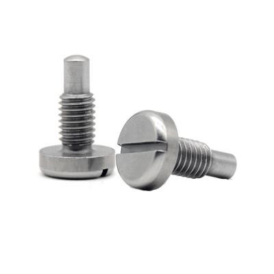 China High Quality Hardware Wholesale Pan Fasteners Manufacturers Custom Stainless Steel Shoulder Slotted CNC Bolt Turning Screw for sale