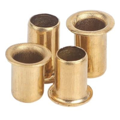 China Brass Copper Hollow Rivet For Double Sided Circuit Board PCB Nails Corn Brass Rivet Brass Grommet for sale