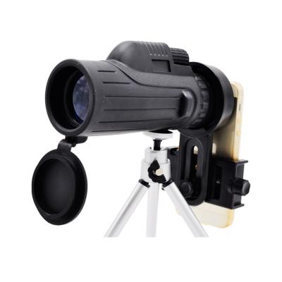 China promotional portable 8x40 optical monocular with 8x40 mobile phone adapter for sale