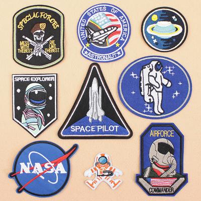 China 3D Computerized Embroidery Patch Aviation Embroidery Patch Airplane Fabric Patch Custom for sale