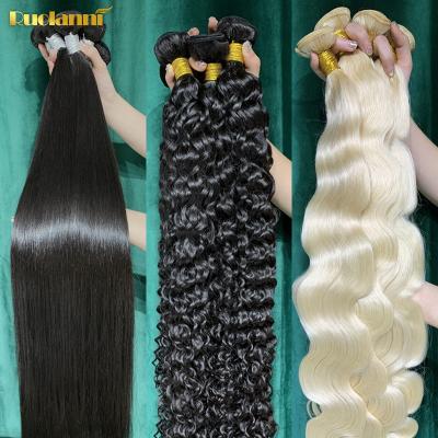 China Curly Wave Free Samples Double Drawn Raw Hair Bundles Unprocessed Remy Brazilian Virgin Curly Wave Hair Bundles for sale