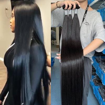 China Tangle Hair Wholesale Straight Hair Bundles Hair Bundles 30 Inch Virgin Bundles Weave Brazilian Remy Hair Extensions Human for sale