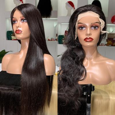 China All Natural Human Hair Color Hd 100% Hd Lace Texture Virgin Hair Wig 10a Grade Brazilian Frontal Wigs Body Front Wigs for sale