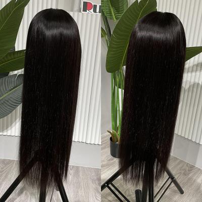 China Silky Straight Wave Hair Wig Wholesale Unprocessed Cuticle Aligned Transparent 13*4 Lace Hair Wigs Vendor for sale