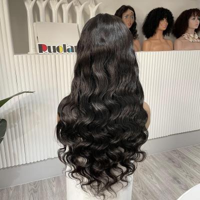 China Free Shipping Silky Straight Brazilian Virgin Hair Lace Front Wig Cuticle Aligned Hair Body Weaves Wigs for sale