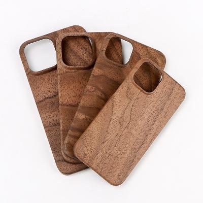 China High Quality Unique Unique Thin Mobile Timber Cover Style Carbon Fiber Carbon Fiber Wooden Phone Case Proof For iphone 13 pro max for sale