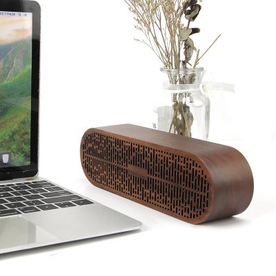 China Custom Bass Speaker Portable Stereo Wireless Speaker Manufacturers Sound Wooden Speaker For iPhone 12 XS Max for sale