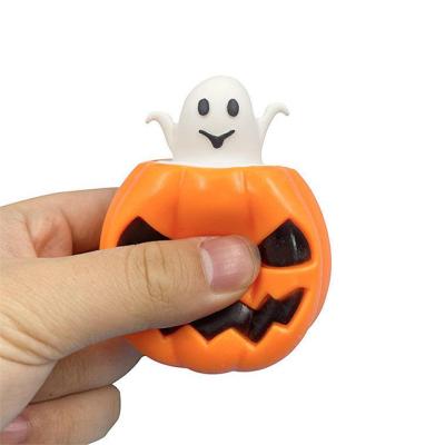 China Trigger Toys Amazon Playschool Halloween Pumpkin Cup Pinch Happy Release Bestselling Squeeze Toy Decoration Ghost for Kids and Adults for sale