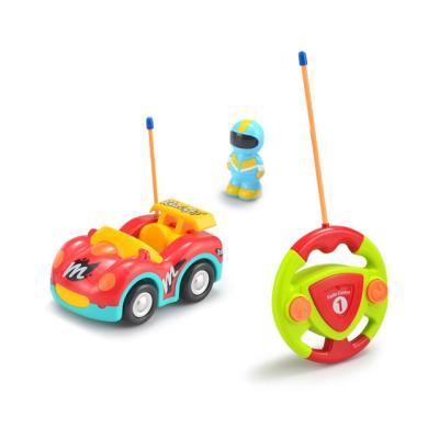 China Educational Toys Cartoon Remote Control Two Way Race Car With Music Radio Control Wholesalers Educational Toys Model For Kids Game for sale