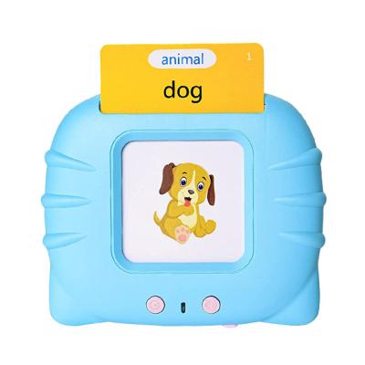 China Smart Talking Early Educational Toys Toddlers English Flash Card Kids Educational Teaching Machine Kids With 112pcs Cards Hot Sale for sale