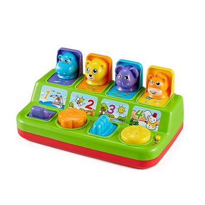 China Early Education Child Interactive Sound Up Musical Toy With Music Toddler Light Animals Healthy Interactive Games Toys Educational Learning Wholesale for sale