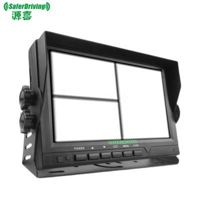 China 8 Inch Recorder Car Monitor 4 Channel Slot AHD Waterproof High Definition Desktop Monitor With DVR XY-2081QAHD for sale