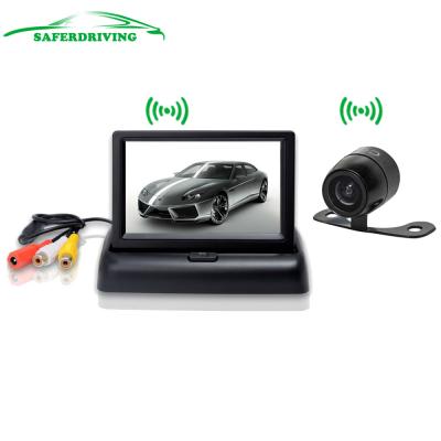 China Saferdriving Car Rear View Camera Kits Waterproof Wireless Backup Camera for sale