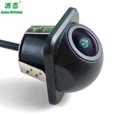 China Factory Direct Sale 12V Rear View Camera 20mm Small Straw Hat Universal Punch Camera Wide Angle XY-1695 for sale