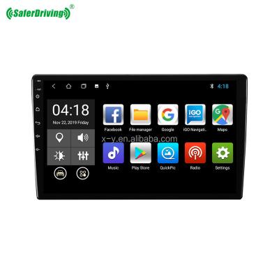 China Universal 668*580/668*512 9/10.1 Inch FM AM GPS Navigation System 2 Din BT Wifi Dash Car Android Player Stereo for sale