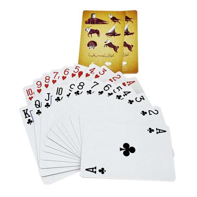 China Factory OEM Arabia Paper Playing Cards Adult Games Paper Cards for sale