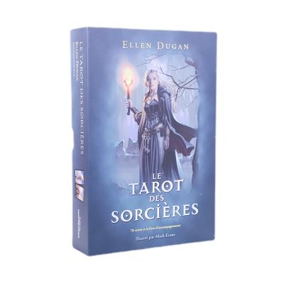 China Wholesale Online Purchasing Tarot Card Box Paper Hollographic Tarot Cards With Book for sale