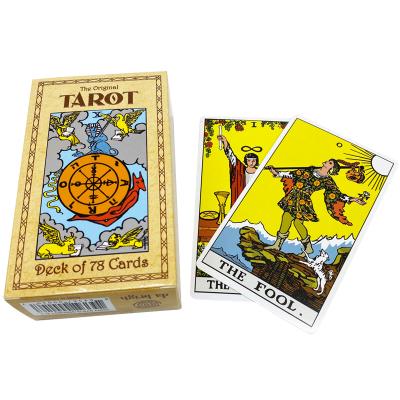 China Paper custom design voodoo oracle tarot cards tarot cartas custom printed tarot cards for sale