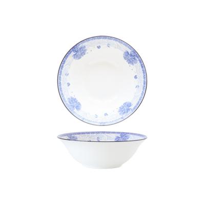 China Sustainable Round Tableware Daily Household Ceramic Bowl Products Support Customization for sale