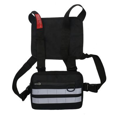 China Hip Hop Unisex Hot Stylish Nice Service Sports Travel Leisure Sale Chest Waterproof Front Reflective Bag for sale