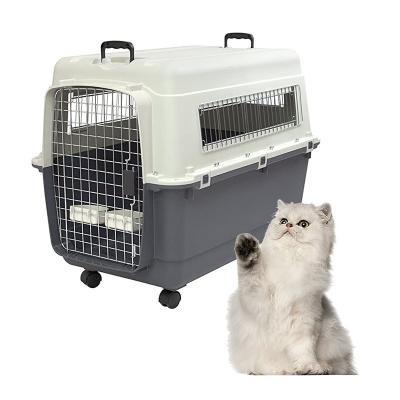 China Viable Hot Selling Shipping Approved Small Large Cat Carrier Box Dog Cage Soft Airline Moving Carriers for sale