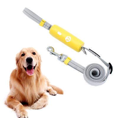 China Wholesale Multi-Functional Adjustable Retractable Handle Durable Elastic Force Nylon Dog Walking Leash for sale