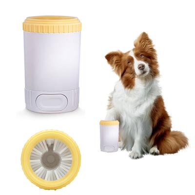 China Viable Wholesale Detachable Different Sizes Portable Silicone Dog Foot Paw Cup Portable Auto Wash Remover for sale