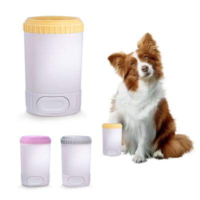 China Viable Wholesale Detachable Equipment Paw Cleaner Footprint Pet Dog Paw Cup Remover for sale