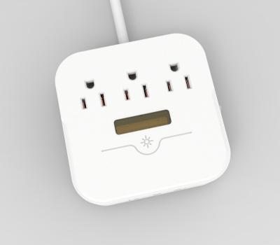 China 2021 Newest ETL Residential / General Purpose Power Strip With 3AC Outlets For Home And Office Use 3way Plug With USB For USA Market for sale