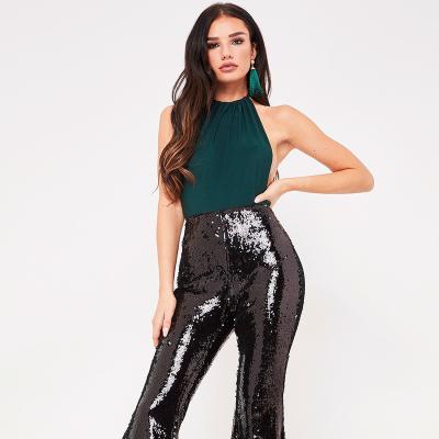 China European and American fashion sexy pants nightclub viable multi-color sequins sound the trumpet pants for sale