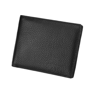 China Wholesale Fashion Soft Top Waterproof Lash Short Men's RFID Card Holder Wallet for sale