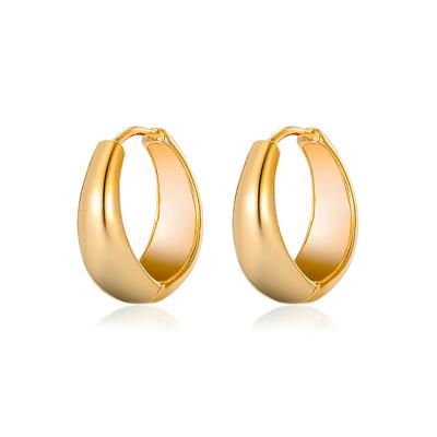 China Vintage simple geometric earring kc gold waterdrop earrings personality circle earrings female women for sale