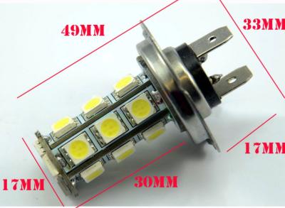 China RGB 3 Watt H7 LED Car Light 2000 Lumen Auto Headlight Bulbs 80 CRI for sale