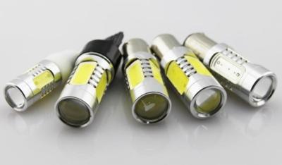 China W21W / P21W Car LED Light Bulb High Power COB LED Signal Light DC 12V 7W for sale