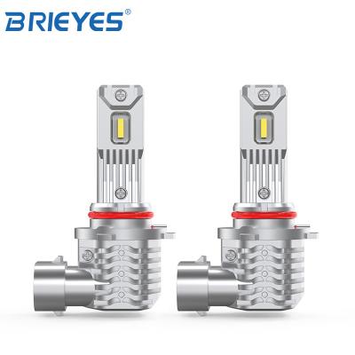 China 2022 Hot Sale LED Headlight Cordless Bulb Fanless H1 H3 H4 H7 H8 H11 9006 9005 9012 9004 9007 20W 3200lm X5 Plug&Set (E53) for sale