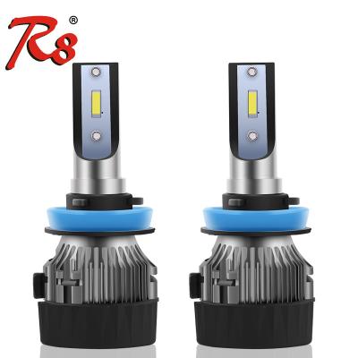 China R8 H1/H3/H7/H8/H11/9005/9006/9012/5202 Automobiles and Motorcycles LED Headlight Bulb R8 Lamp OUSIPU Automobile Led Lights 12V 6000K 4000LM Car Lamp for sale