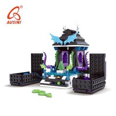 China 2021 AUSINI ABS Eco-friendly Material Building Blocks Kids Toys Bricks Set Children Plastic Girls Educational Building for sale