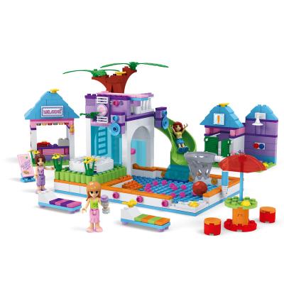 China 2021 Eco-friendly AUSINI Toys Bricks Girls Plastic Toys Building Block For Children for sale