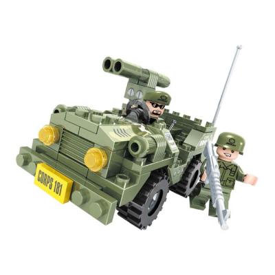 China Cheap AUSINI Army Bricks Eco - Friendly Plastic Educational Toys Building Block For Children for sale