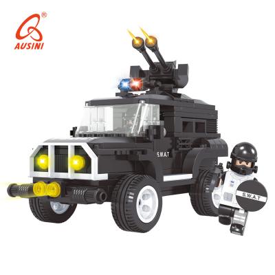 China 2021 Factory Sale Eco-friendly Hot Cheap Plastic Building Block Building Blocks Bang Toys Police Toys For Children for sale